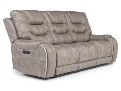 Mor Furniture Reclining Sofas|Sofas|Estilo 2 Power Sofa In Canyon Gray