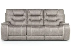 Mor Furniture Reclining Sofas|Sofas|Estilo 2 Power Sofa In Canyon Gray