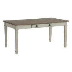 Mor Furniture Dining Tables|Farmington Dining Table In Medium Brown/Washed Stone