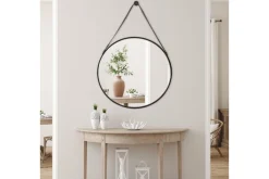 Mor Furniture Accent Mirrors|Faux Accent Mirror In Black