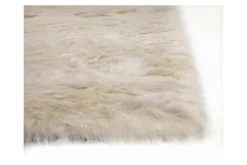 Mor Furniture Shop All Rugs|Faux Mink Luxe Rug In Ivory, 5’ X 8’