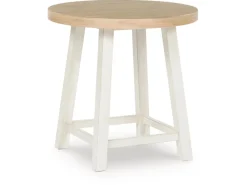 Mor Furniture Coffee Tables|Fawndell Coffee Table & 2 End Tables In Antique White/Brown