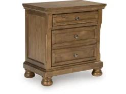 Mor Furniture Nightstands|Feddinger Nightstand In Medium Brown
