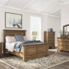 Mor Furniture Bedroom Sets|Feddinger Panel Bed, Dresser, Mirror & Nightstand In Medium Brown, Queen
