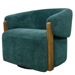 Mor Furniture Chairs|Finley Swivel Chair In Rust