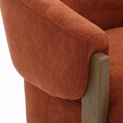 Mor Furniture Chairs|Finley Swivel Chair In Rust