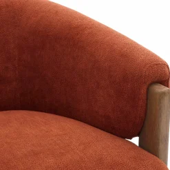 Mor Furniture Chairs|Finley Swivel Chair In Rust