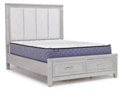 Mor Furniture Storage Beds|Beds|Fiona Storage Bed In Mist Gray, Queen