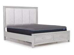 Mor Furniture Storage Beds|Beds|Fiona Storage Bed In Mist Gray, Queen