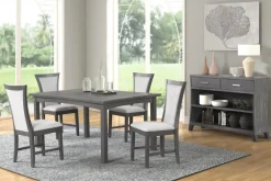 Mor Furniture Dining Chairs|Flair Side Chairs In Gray, Set Of 2