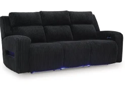 Mor Furniture Reclining Sofas|Sofas|Forest Lake 2 Power Sofa W/ Drop Down Table In Alloy