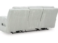 Mor Furniture Reclining Sofas|Sofas|Forest Lake 2 Power Sofa W/ Drop Down Table In Alloy