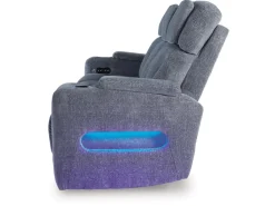 Mor Furniture Reclining Sofas|Sofas|Forest Lake 2 Power Sofa W/ Drop Down Table In Alloy