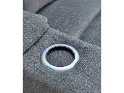 Mor Furniture Reclining Sofas|Sofas|Forest Lake 2 Power Sofa W/ Drop Down Table In Alloy