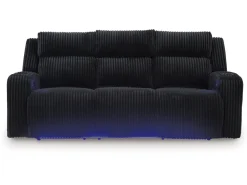 Mor Furniture Reclining Sofas|Sofas|Forest Lake 2 Power Sofa W/ Drop Down Table In Alloy