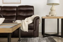 Mor Furniture Reclining Sofas|Sofas|Forte Reclining Sofa In Dark Brown