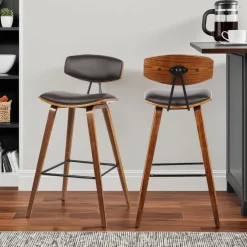 Mor Furniture Counter Height Stools|Barstools|Fox Counter Height Stool In Brown