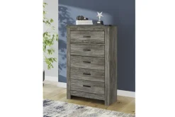 Mor Furniture Dressers & Chests|Frandern 5 Drawer Chest In Gray