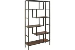 Mor Furniture Bookcases & Library Walls|Frankwell Tall Bookcase In Brown