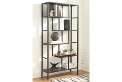 Mor Furniture Bookcases & Library Walls|Frankwell Tall Bookcase In Brown