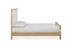 Mor Furniture Upholstered Beds|Beds|Furano Channel Upholstered Panel Bed In Ginger, Full