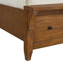 Mor Furniture Storage Beds|Beds|Gage Sleigh Bed W/ Storage In Chestnut, Queen