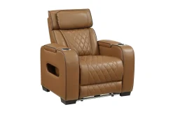 Mor Furniture Recliners|Gallington 2 Power Recliner In Brown