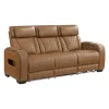 Mor Furniture Reclining Sofas|Sofas|Gallington 2 Power Sofa W/ Drop Down Console In Brown