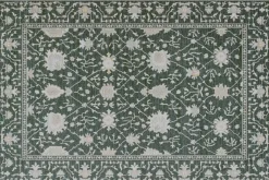 Mor Furniture Shop All Rugs|Gatsby Monroe Rug In Green/Cream, 5’ X 7’