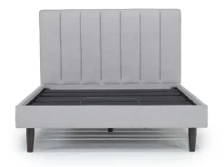 Mor Furniture Adjustable Foundations|Gavin Upholstered Adjustable Foundation Bed In Charcoal, Full