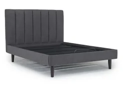 Mor Furniture Adjustable Foundations|Gavin Upholstered Adjustable Foundation Bed In Charcoal, Full