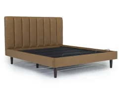 Mor Furniture Adjustable Foundations|Gavin Upholstered Adjustable Foundation Bed In Charcoal, Full