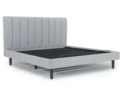 Mor Furniture Adjustable Foundations|Gavin Upholstered Adjustable Foundation Bed In Charcoal, Full