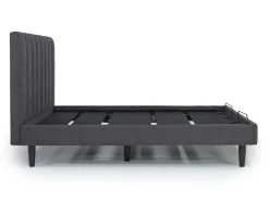 Mor Furniture Adjustable Foundations|Gavin Upholstered Adjustable Foundation Bed In Charcoal, Full