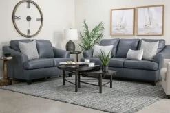 Mor Furniture Loveseats|Genoa Loveseat In Leather Coconut