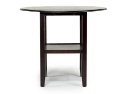 Mor Furniture Round Dining Sets|Counter Height Dining Sets|Gia Counter Height Extendable Round Dining Table & 2 Stools In Gray