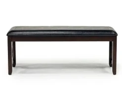 Mor Furniture Dining Benches|Gia Dining Bench In Dark Brown