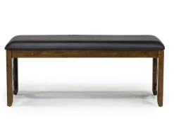Mor Furniture Dining Benches|Gia Dining Bench In Dark Brown