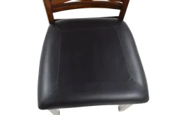 Mor Furniture Seating For 4|Round Dining Sets|Gia Round Dining Table & 4 Chairs In Dark Brown