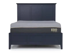Mor Furniture Bedroom Sets|Grace Panel Bed, Dresser, Mirror & Nightstand In Snowfall, Full