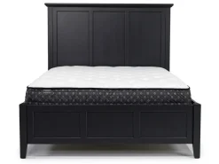 Mor Furniture Bedroom Sets|Grace Panel Bed, Dresser, Mirror & Nightstand In Snowfall, Full