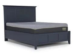 Mor Furniture Bedroom Sets|Grace Panel Bed, Dresser, Mirror & Nightstand In Snowfall, Full