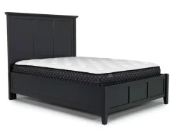 Mor Furniture Beds|Grace Panel Bed In Raven, Full