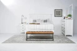 Mor Furniture Beds|Grace Panel Bed In Raven, Full