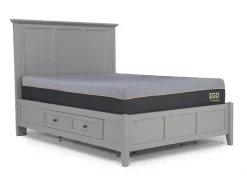 Mor Furniture Bedroom Sets|Grace Storage Bed, Dresser, Mirror & Nightstand In Snowfall, Full