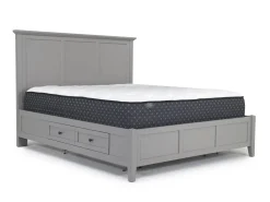 Mor Furniture Bedroom Sets|Grace Storage Bed, Dresser, Mirror & Nightstand In Snowfall, Full