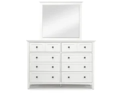 Mor Furniture Bedroom Sets|Grace Storage Bed, Dresser, Mirror & Nightstand In Snowfall, Full