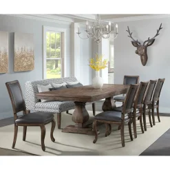 Mor Furniture Dining Benches|Gramercy Dining Bench In Walnut