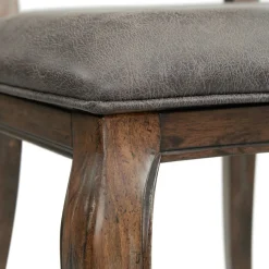 Mor Furniture Dining Chairs|Gramercy Tufted Tall Back Side Chair In Walnut, Set Of 2