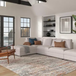 Mor Furniture Shop All Rugs|Granada Rio Rug In Rust, 5’ X 7’